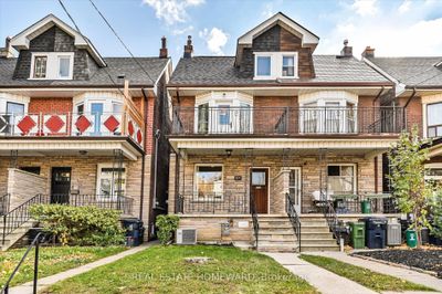 27 Strathmore Blvd, House attached with 3 bedrooms, 2 bathrooms and 2 parking in Toronto ON | Image 1