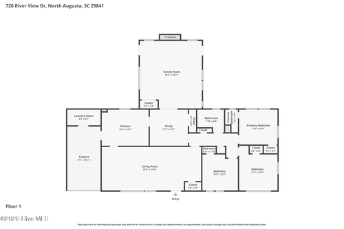 720 River View Dr, North Augusta, SC, 29841-3252 | Card Image