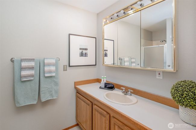 Lower level 3/4 bathroom has entrance from 3rd bedroom (consider adding a door to bonus room for a jack-n-jill style bathroom!) | Image 34