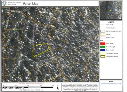BALD MTN Talkeetna Hts, Talkeetna, AK, 99676-0516 | Card Image