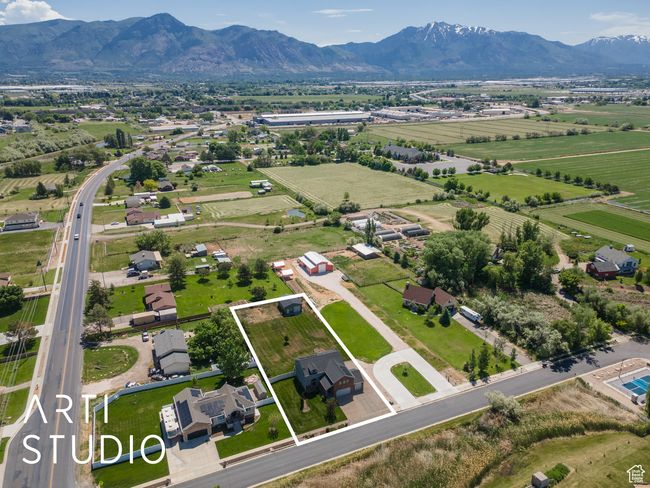 View of rural area featuring property parcel outlined and mountains | Image 52