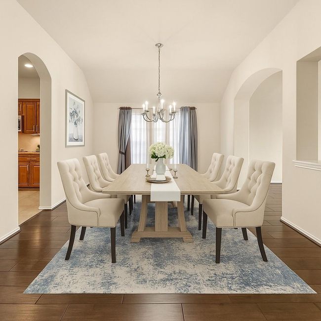 Virtually staged dining room | Image 11