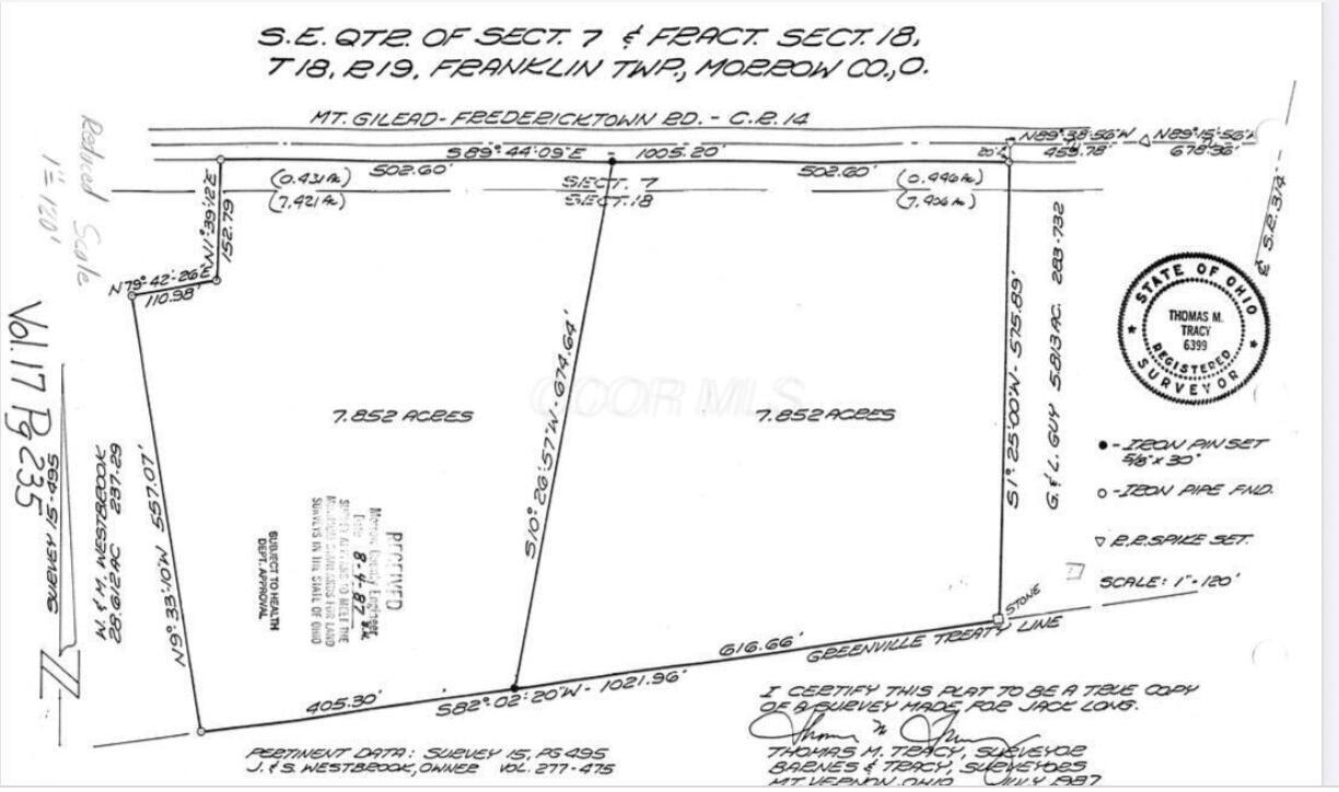 Land in Mount Gilead