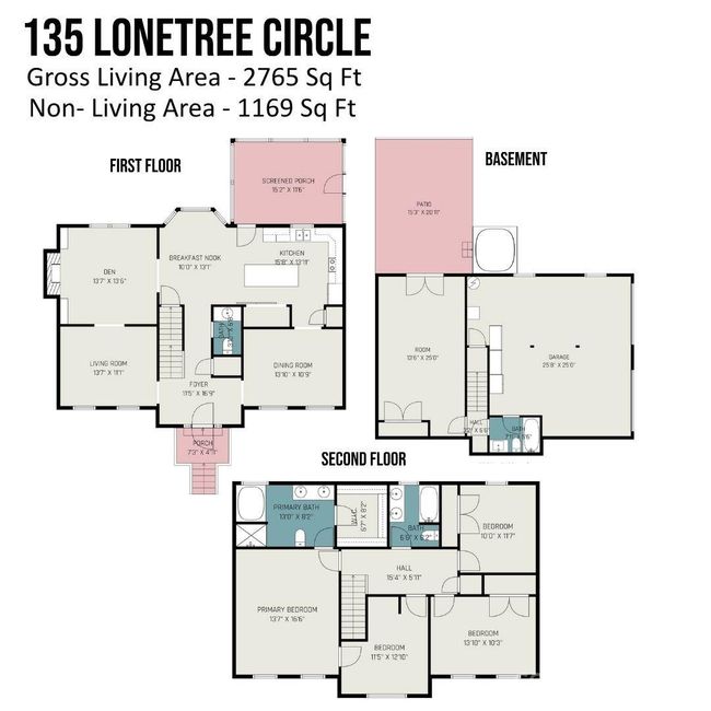 135 Lonetree Cir, House other with 4 bedrooms, 4 bathrooms and null parking in Advance NC | Image 29