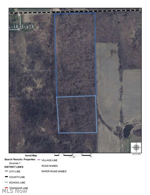 V/L Approx 43.67 AC County Line Road, Newton Falls, OH, 44444 | Card Image