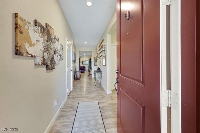 Corridor with baseboards, light wood-style floors, and recessed lighting | Image 4