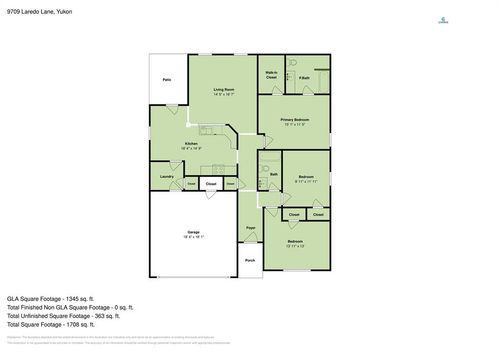 9709 Laredo Ln, Yukon, OK, 73099-9574 | Card Image