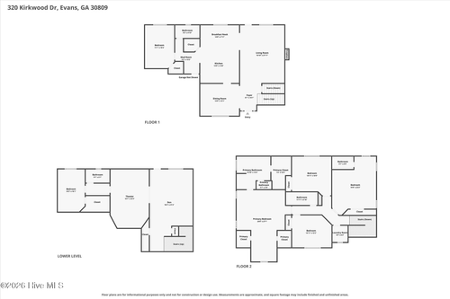 320 Kirkwood Dr, Evans, GA, 30809-8424 | Card Image