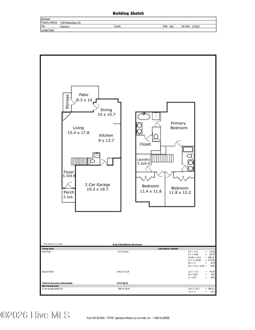 128 Wembley Dr, Clayton, NC, 27527-3357 | Card Image