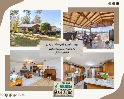 107 Church Lake Dr, Interlachen, FL, 32148-6542 | Card Image