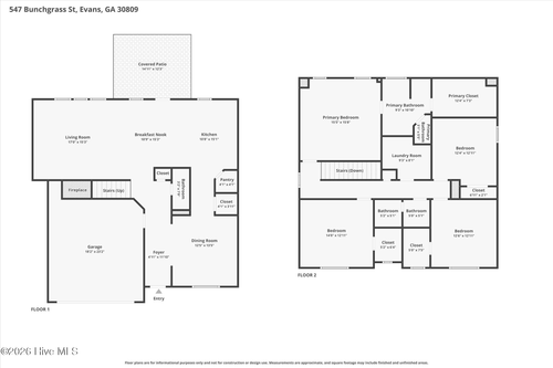 547 Bunchgrass St, Evans, GA, 30809-0370 | Card Image