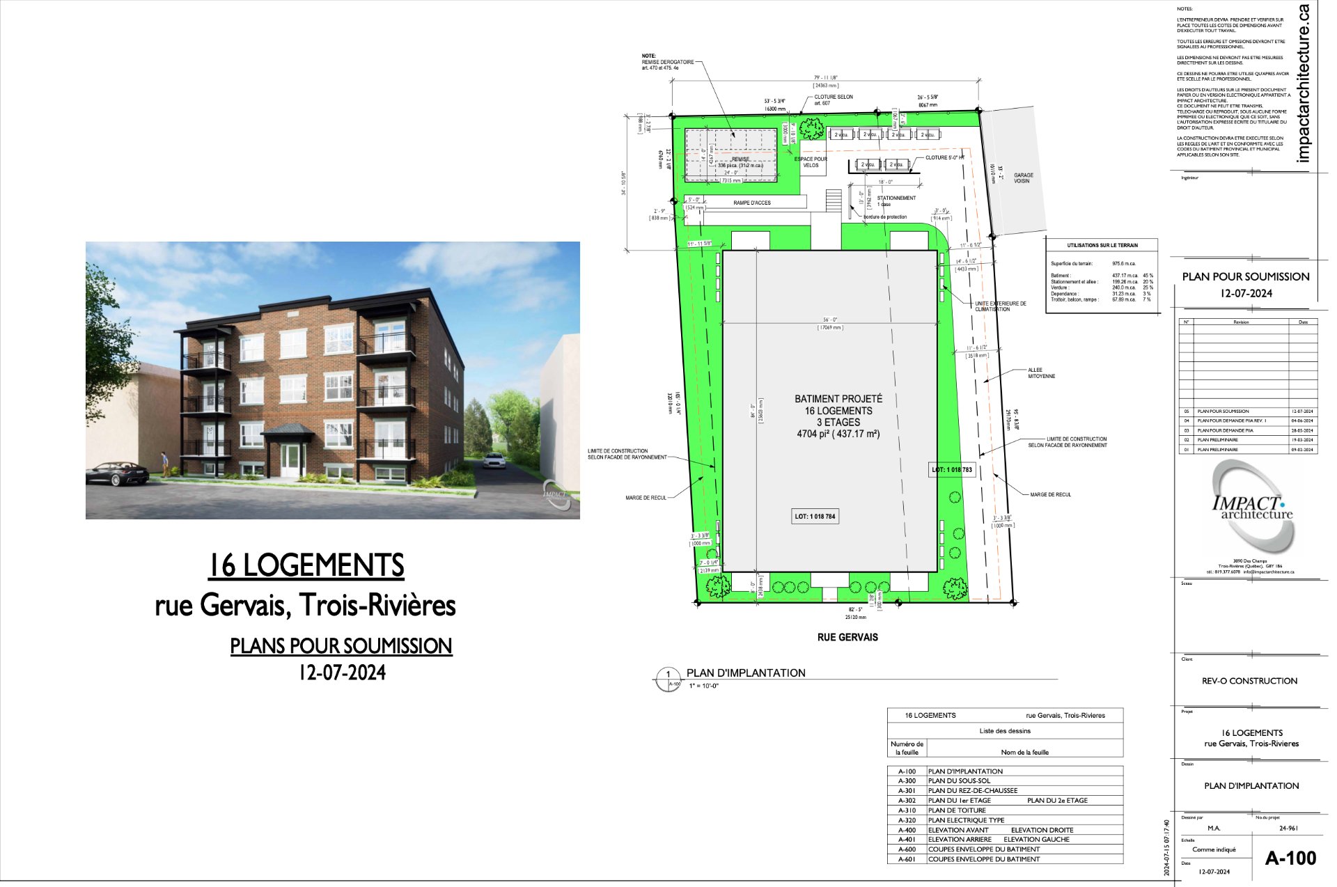 Land in Trois-Rivières 2