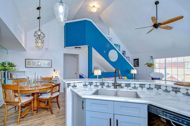 View from Kitchen toward stairs to loft | Image 17