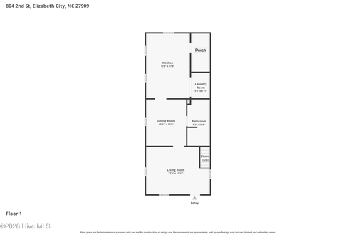 804 2nd St, Elizabeth City, NC, 27909-3628 | Card Image