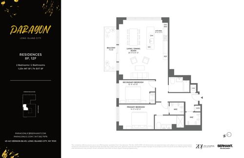 12f-45-40 Vernon Blvd, Long Island City, NY, 11101-5203 | Card Image