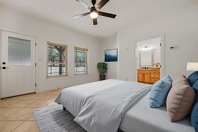 2nd primary bedroom virtually staged door to private patio. | Image 15