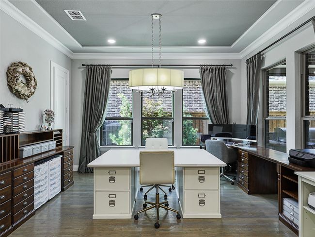 Office with walk-in storage closet and recessed LED lighting | Image 9