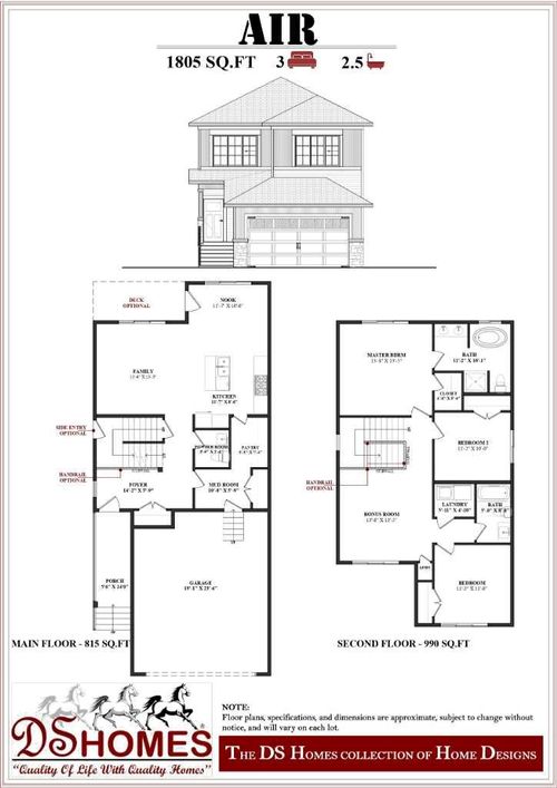 510 Clydesdale Way, Home with 3 bedrooms, 2 bathrooms and 4 parking in Cochrane AB | Card Image