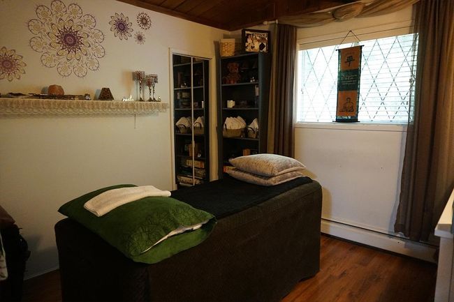 Bedroom featuring a closet, dark wood-style flooring, and a baseboard heating unit | Image 16