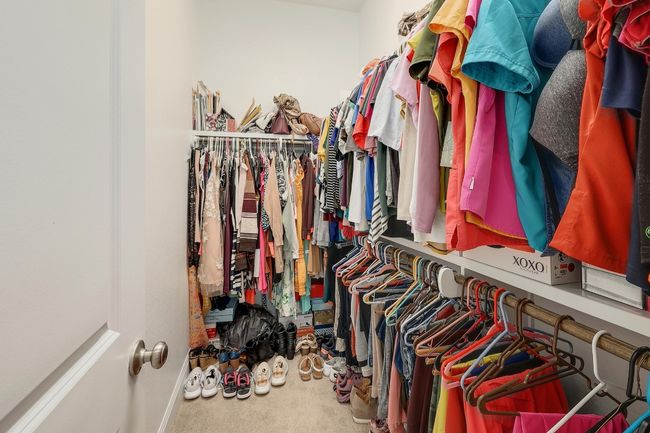 Spacious closet featuring carpet | Image 22