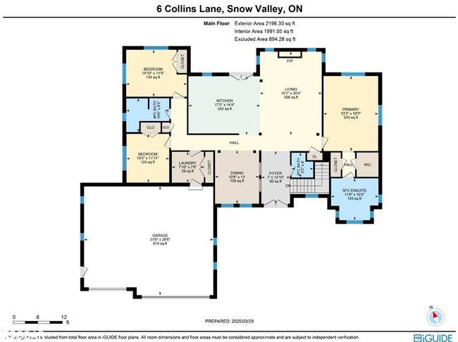 6 Collins Lane, House other with 6 bedrooms, 5 bathrooms and 9 parking in Minesing ON | Image 34