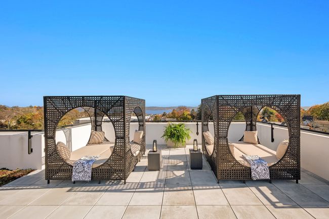 View of patio / terrace with an outdoor hangout area and a pergola | Image 18
