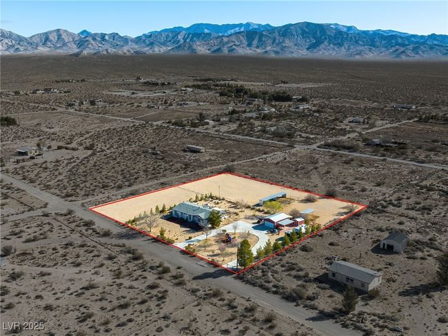 Aerial view with a mountain view and view of desert | Image 73