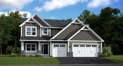 Exterior rendering of home, actual features may vary | Image 1