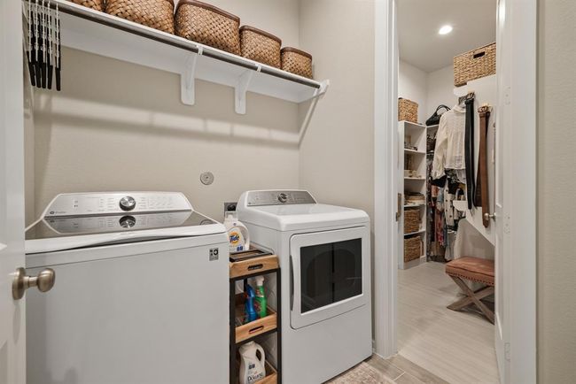 Laundry rooms connects into primary closet! How convenient! | Image 23