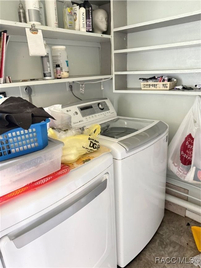 Washer, dryer, supply storage | Image 15