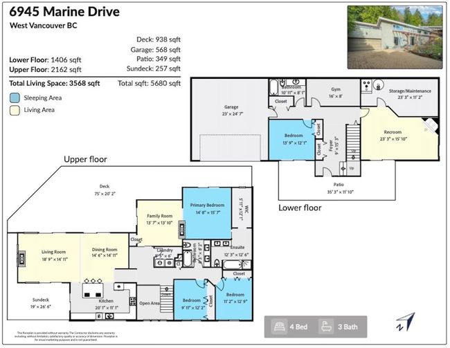 6945 Marine Drive, House other with 4 bedrooms, 3 bathrooms and 4 parking in West Vancouver BC | Image 36
