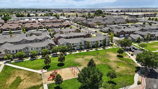 Aerial view of residential area with a mountainous background | Image 41