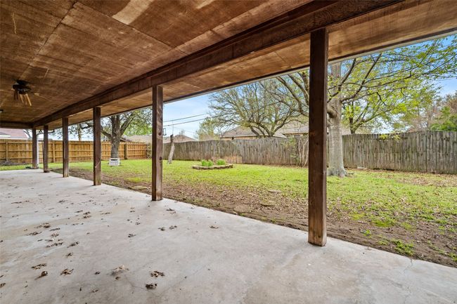 View of patio featuring a fenced backyard | Image 22