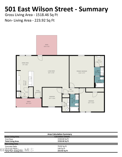 501 Wilson St, Goldsboro, NC, 27530-1668 | Card Image