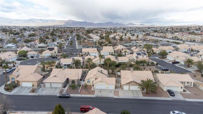 Drone / aerial view featuring a residential view and a mountain view | Image 35