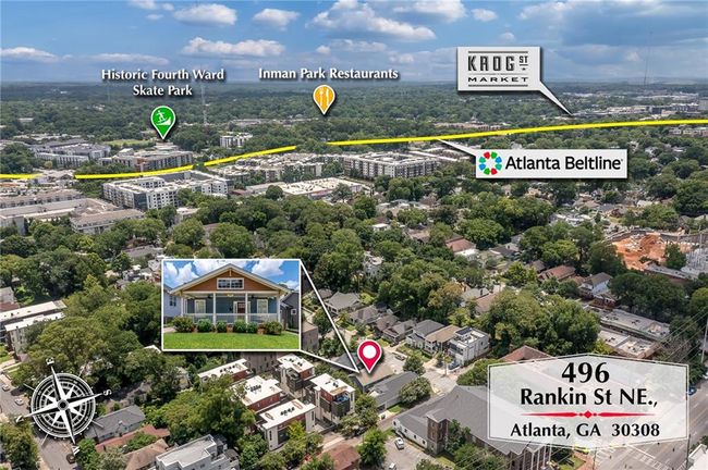 496 Rankin St Ne, House other with 3 bedrooms, 2 bathrooms and 2 parking in ATLANTA GA | Image 34
