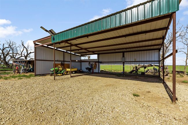 View of pole building with a detached carport | Image 22