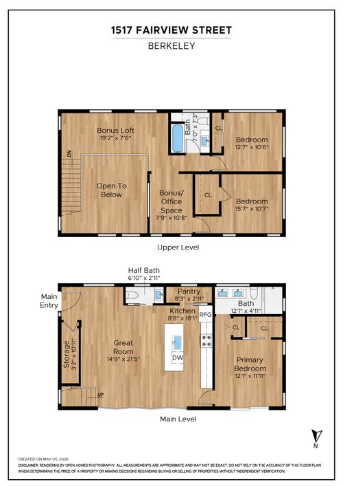 1517 Fairview St, Berkeley, CA, 94703-2317 | Card Image