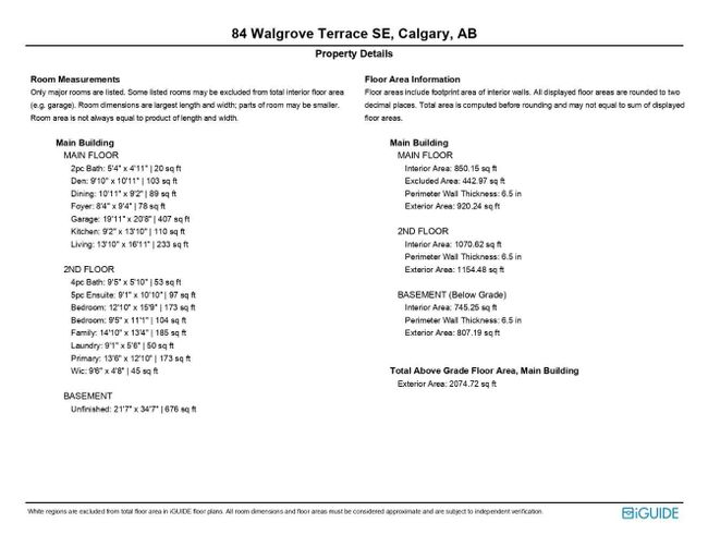 84 Walgrove Terrace Se, Home with 3 bedrooms, 2 bathrooms and 4 parking in Calgary AB | Image 46
