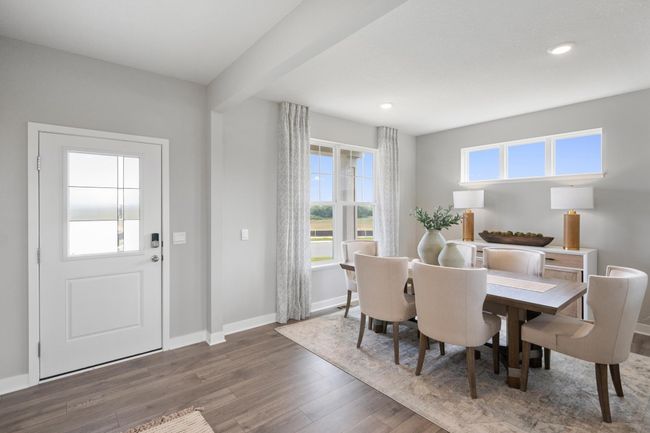 Flex room at the front of the home perfect for a dining room, playroom, office or library. Model photo. Options and colors will vary. | Image 10