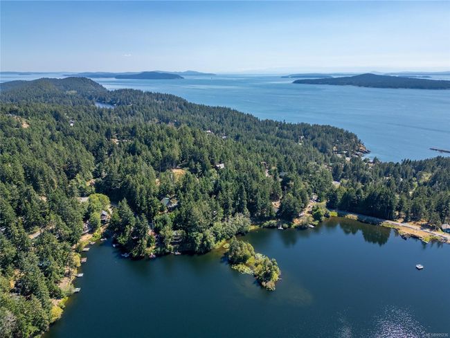 Aerial view showing Buck lake and the Ocean | Image 49