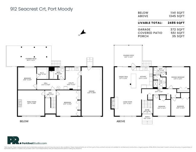 912 Seacrest Crt, House other with 6 bedrooms, 3 bathrooms and 3 parking in Port Moody BC | Image 32
