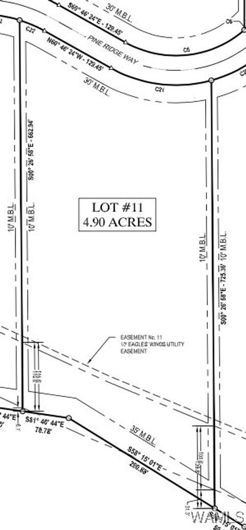 Lot 11 Pine Ridge Way, Coker, AL, 35452 | Card Image