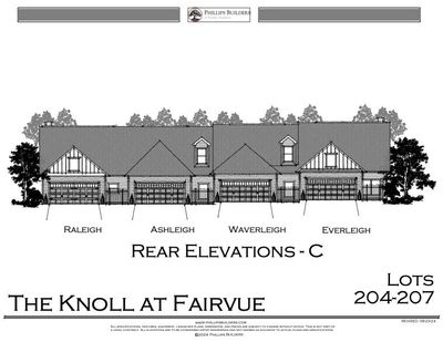 Unit 204 under construction - exterior w/ wooded tree line. | Image 2