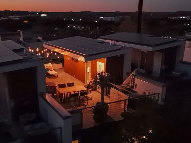 Back house at dusk featuring solar panels | Image 39
