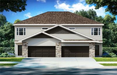 3D Rendering two story paired villa | Image 1