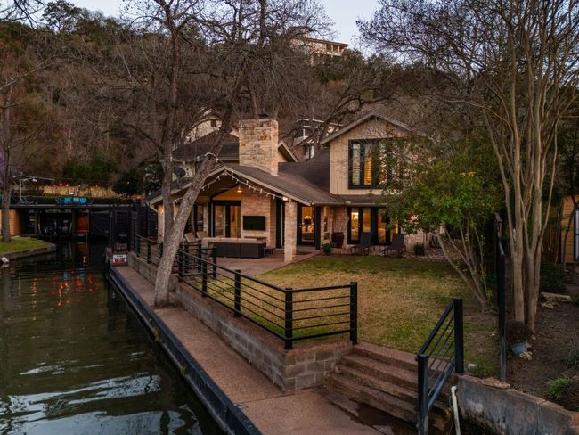 Back View of the House at Twilight | Image 33