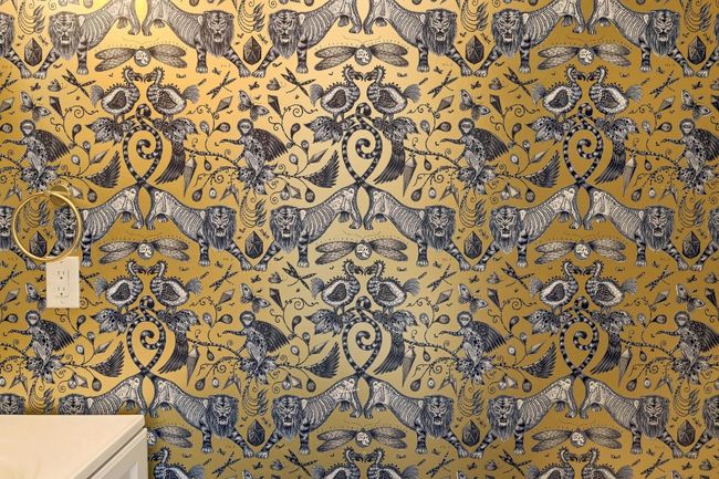 Custom wallpaper in half bath | Image 6
