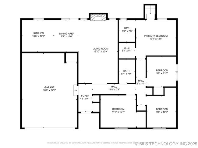 13973 S Hickory St, House other with 4 bedrooms, 2 bathrooms and null parking in Glenpool OK | Image 36