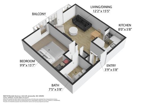 15-1601 N Randall Avenue, Janesville, WI, 53545 | Card Image